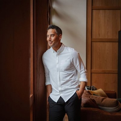 Long Sleeve Advantage Button Down Pique