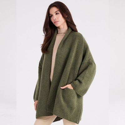 BO - Cashmere Cocoon Cardigan - Forest