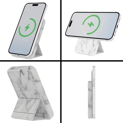 Magnetic Wireless Power Bank - Marble