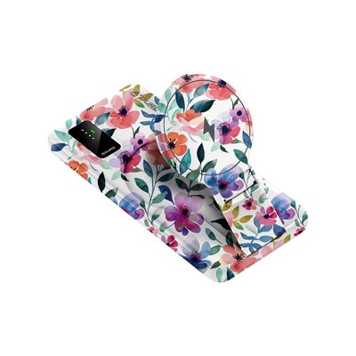 Wireless Charging Battery & Stand - Floral