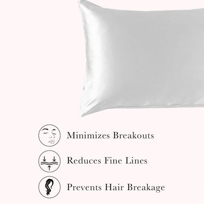 Satin Pillowcase (1 Pack) - Pearl White