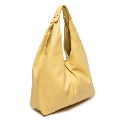 NADIA Leather Handbag - Yellow