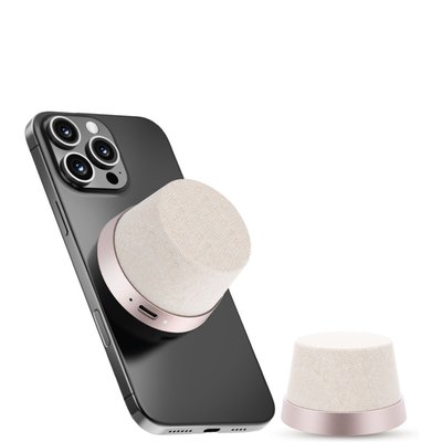 Magnetic Speaker and Phone Stand - Blush Pink