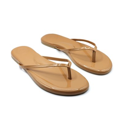 Indie Sandal - Desert Sand Patent Vegan Leather