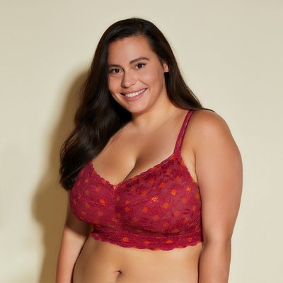 Never Say Never Printed Ultra Curvy Sweetie Bralette (30I- 36L)