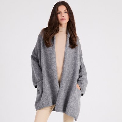 BO - Cashmere Cocoon Cardigan - Gray