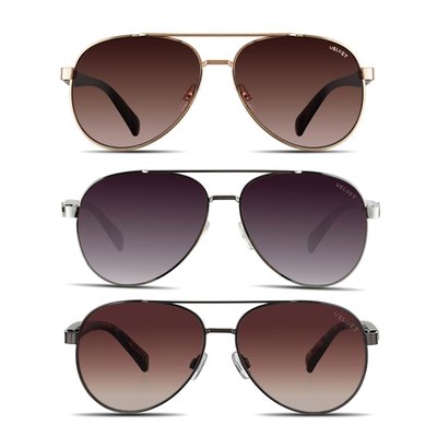 Aviator Sunglasses (set Of 3) - 4 Style Options