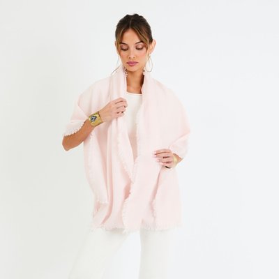 Cashmere Wrap Scarf - Blush