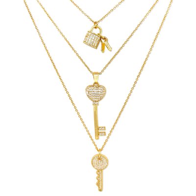 Lock and Key Necklace