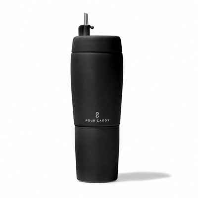 Pour Caddy Flask Set - Black