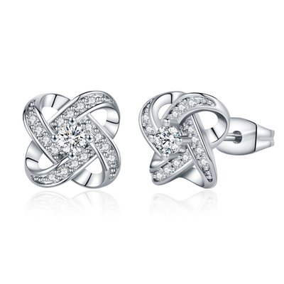 Coralie Knot Stud Earrings