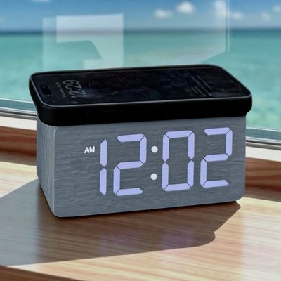 Charger/Clock - Grey