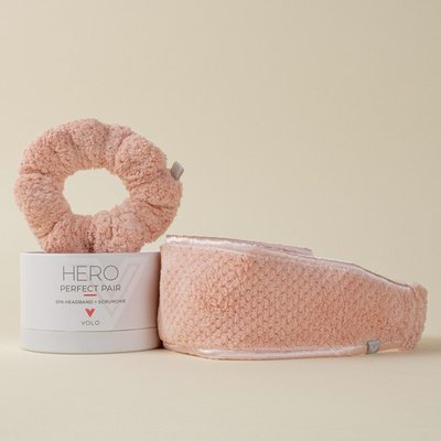 Scrunchie & Headband - Cloud Pink