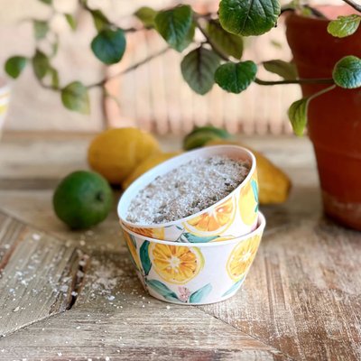 Bamboo Tidbit Bowl (Set of 4) - Lemons