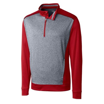 Replay Half Zip - Cardinal Red