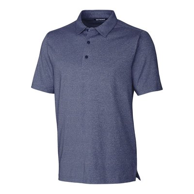 Forge Heathered Stretch Polo - Indigo Heather