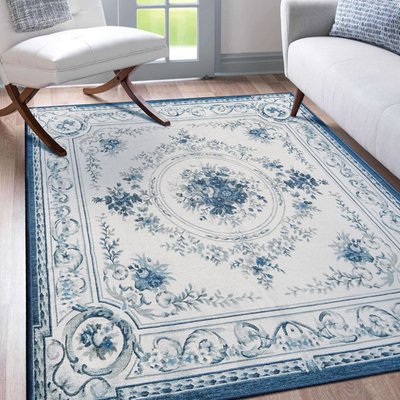 Aubusson Rug - Blue