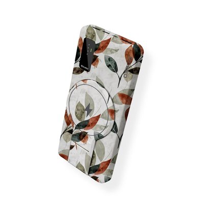 Wireless Charging Battery & Stand - Autumn Leaves