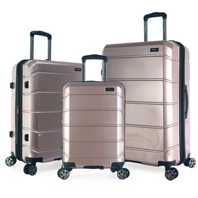 Muse 3-Piece Luggage Set - Rose Gold