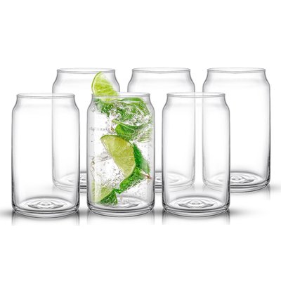 Glass Pitcher & 6 Drinking Glasses Set