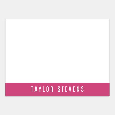 Flat Note Card - Modern Colorbar