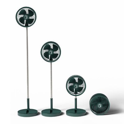 Telescopic Fan - Green