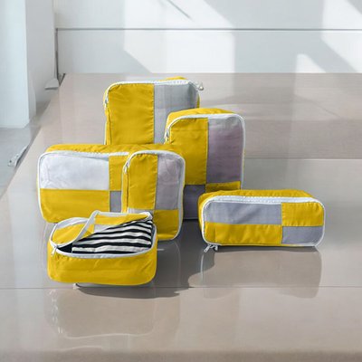 Packing Cubes (Set of 6) - Yellow