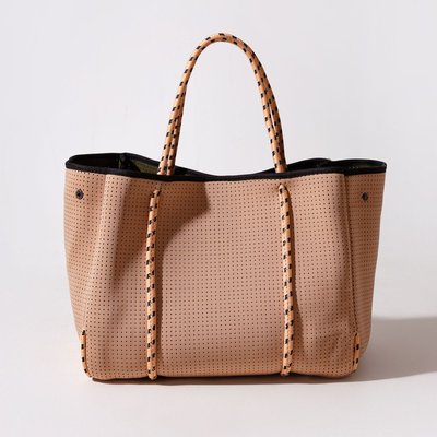 Tote with Pouch - Tan
