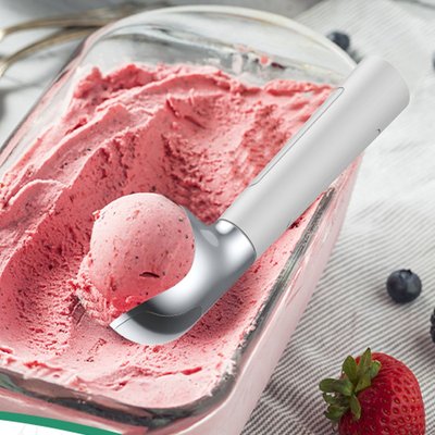 Heated Ice Cream Scoop - White