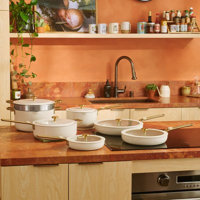 Essentials Cookware (11-Piece Set) - Cream