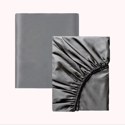 Satin Sheet Set (2-Piece) - Gunmetal