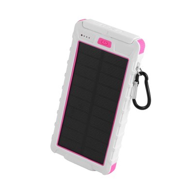 3 Port Solar Backup Battery - Pink/White
