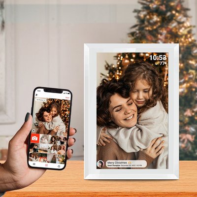 Digital Picture And Video Frame - White