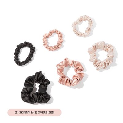 Satin Hair Ties (6 Piece)