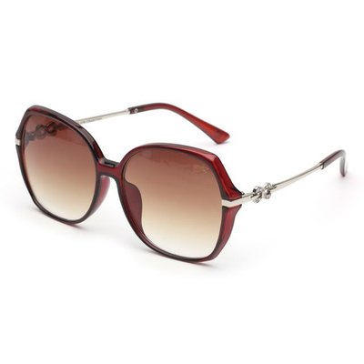 Mekayla Sunglasses - Brown Crystal Burgundy