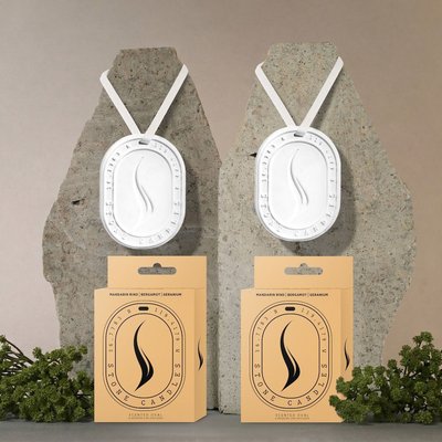 Scented Diffusers (Set of 2) - Mandarin Rind | Bergamot | Geranium