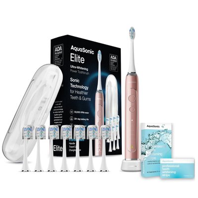 Electric Toothbrush & Whitening Strips Bundle