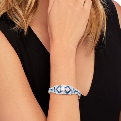 Renée Blue Déco Bracelet - Sapphire Blue