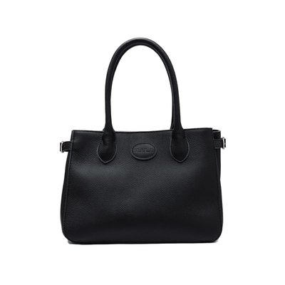Leather Handbag - Black