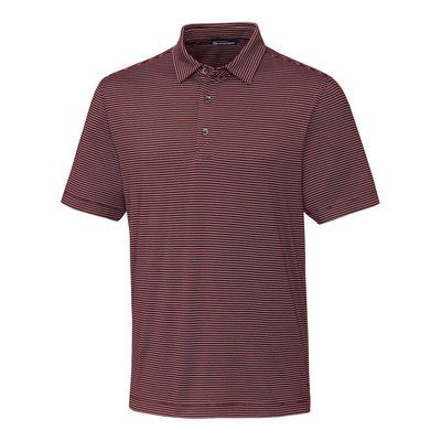 Forge Pencil Stripe Stretch Polo