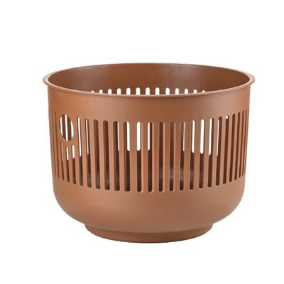UME Small Laundry Basket with Lid - Terracotta