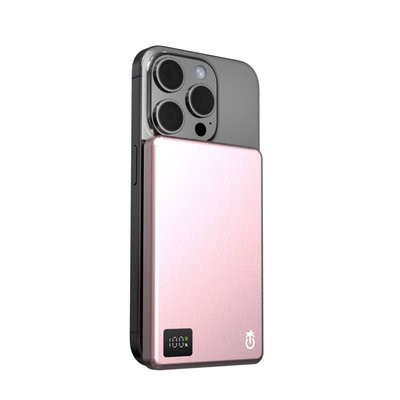 Magnetic Wireless Power Bank - 11 Color Options - Pink