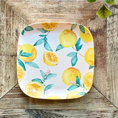 Bamboo Dinner Plate (Set of 4) - Lemons