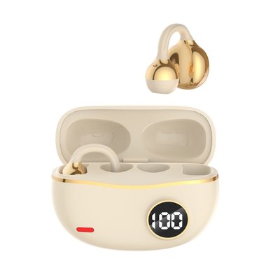 Truebuds Clips - Beige/Gold