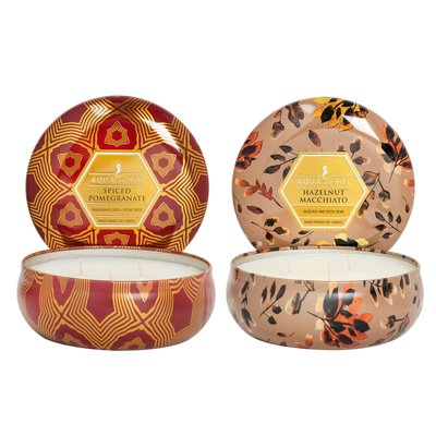 21-Ounce Candles - Spiced Pomegranate & Hazelnut Macchiato