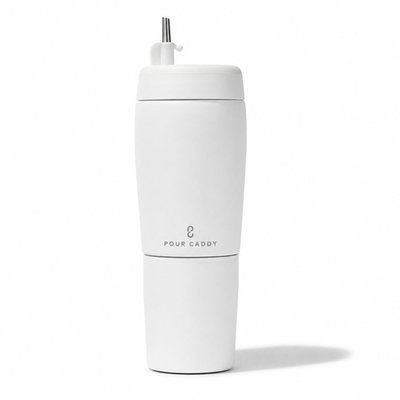 Pour Caddy Flask Set - White
