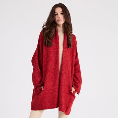 BO - Cashmere Cocoon Cardigan - Cranberry