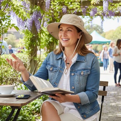 Ice Pack Cooling Sun Hat - Khaki