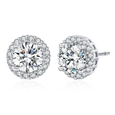 Anne Dainty Halo Earrings. - 4 Color Options