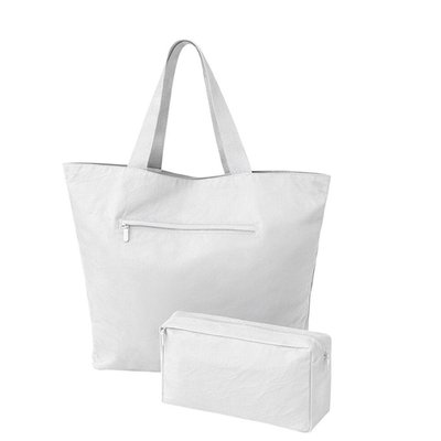 Tote & Pouch - White